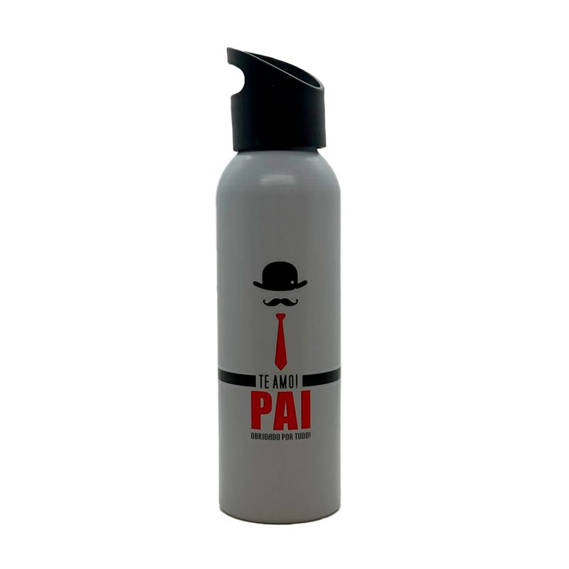 Garrafa de Alumínio - Te Amo Pai - 610ml - 1 unidade - Magazine 25