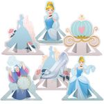 Decoração Mesa Cinderela Clássica com 6 peças Regina