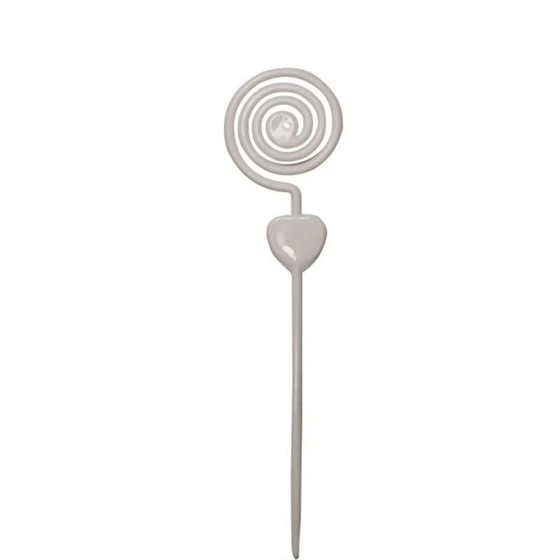 Espiral Plastico Branco C/10 Mirandinha