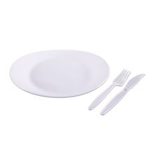 Kit Churrasco Reforçado Cristal com 10 Unidades Prafesta