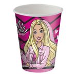 Copo Papel 200ml Barbie com 8 unidades Festcolor