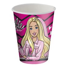 Copo Papel 200ml Barbie com 8 unidades Festcolor