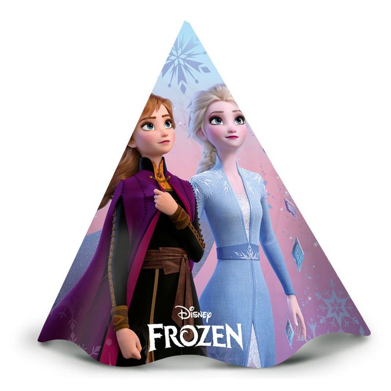 Chapéu Disney Frozen com 8 unidades Regina