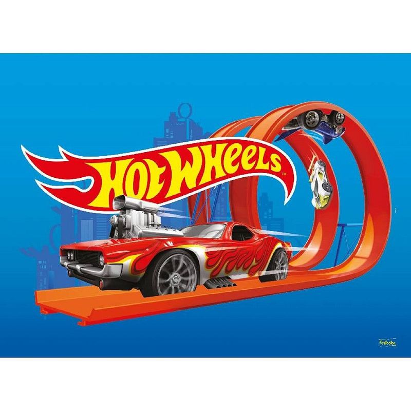 Painel em TNT Cenário Hot Wheels Festcolor