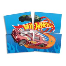 Painel 4 Lâminas Hot Wheels Festcolor