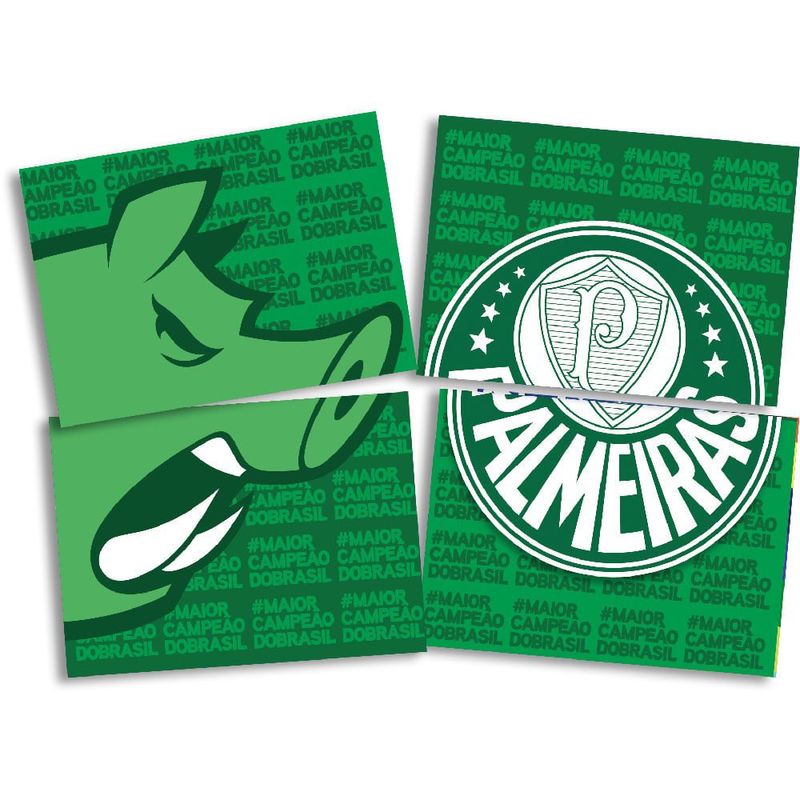 Painel 4 Lâminas Palmeiras 2023 - Festcolor