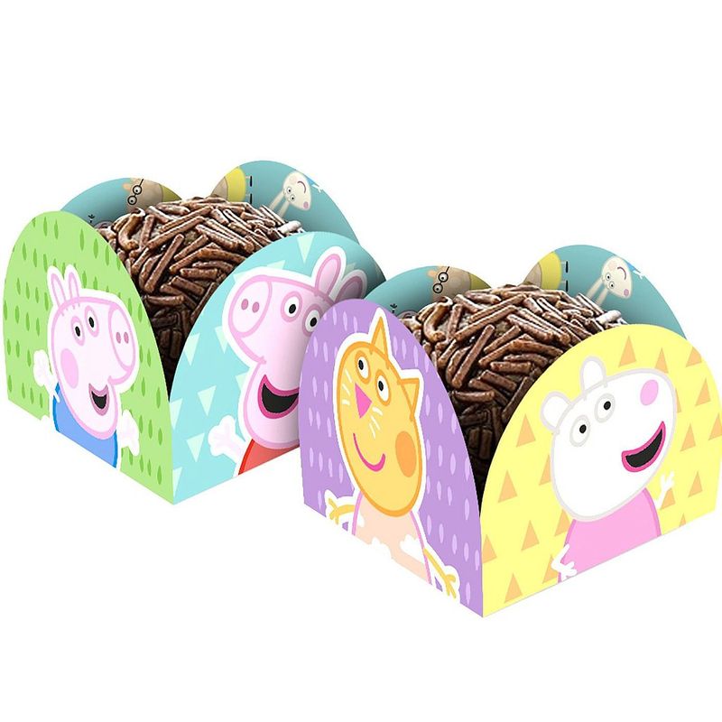 Porta forminha Peppa Pig Clássica c/50 Regina