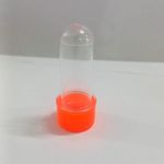 Tubete 8cm Laranja c/10 - Plast Qualy