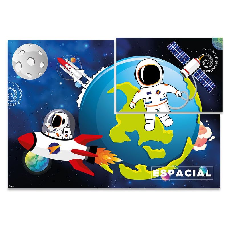 Painel 126x88cm Espacial Regina