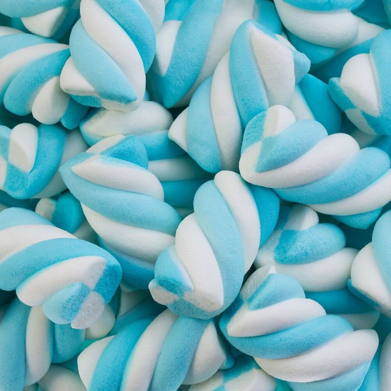 Marshmallow Torção Azul 250g Fini