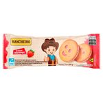 Biscoito Caramelo Recheio Morango 90g - Rancheiro