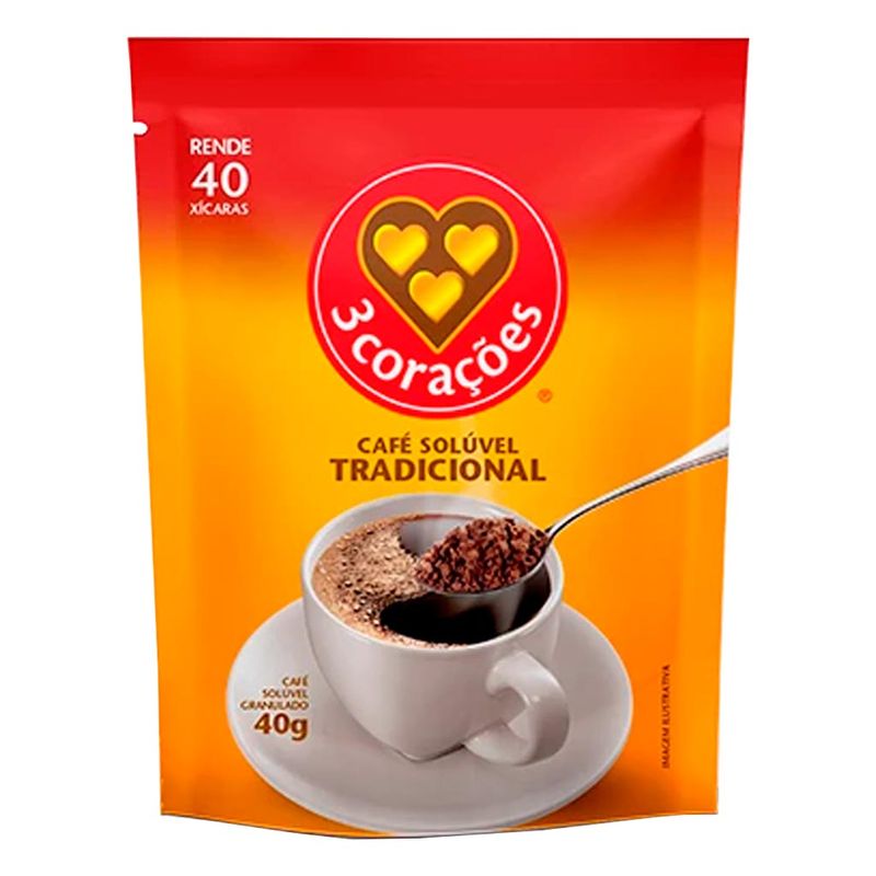 Café Solúvel Tradicional 40g - Três Corações