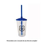 Copo de Plástico Seu Time de Futebol - Azul Royal - 1 unidade - Magazine 25