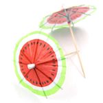 Palito Decorativo - Melancia - Guarda Chuva - 10 UN - ArtLille - Magazine 25