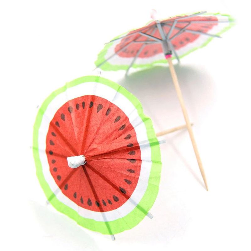 Palito Decorativo - Melancia - Guarda Chuva - 10 UN - ArtLille - Magazine 25