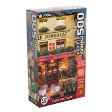 Quebra Cabeca 500Pc Cafe Em Paris Grow