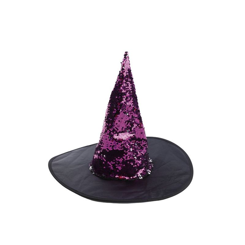 Chapéu Bruxa Allana Halloween Roxo - 1 Un