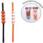 Canudo Plástico Halloween Sortido 22cm - 4 Un