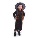 Fantasia Halloween Infantil - Bruxa Naomi 4 a 6 Anos - 1 Un