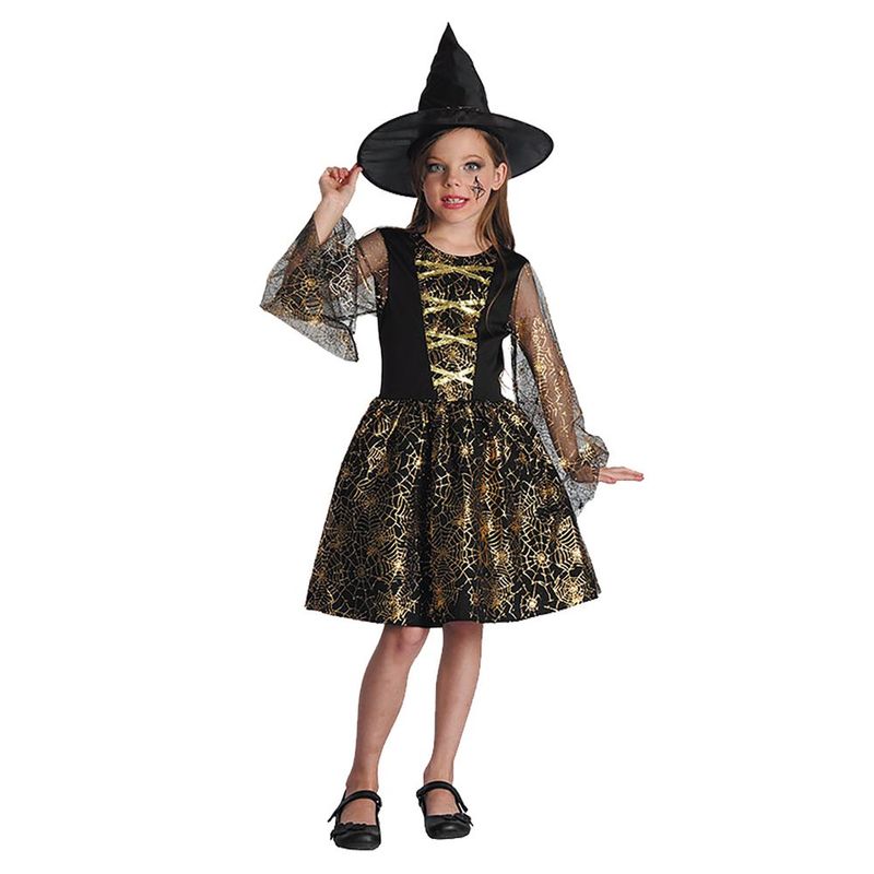 Fantasia Halloween Infantil - Bruxa da Lua P 3 a 4 Anos - 1 Un