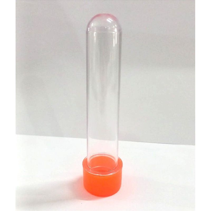 Tubete 13cm Laranja - Plast Qualy