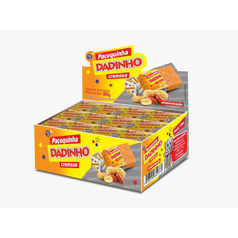 PACOCA DADINHO QUADRADA 800G - DOCE SABOR