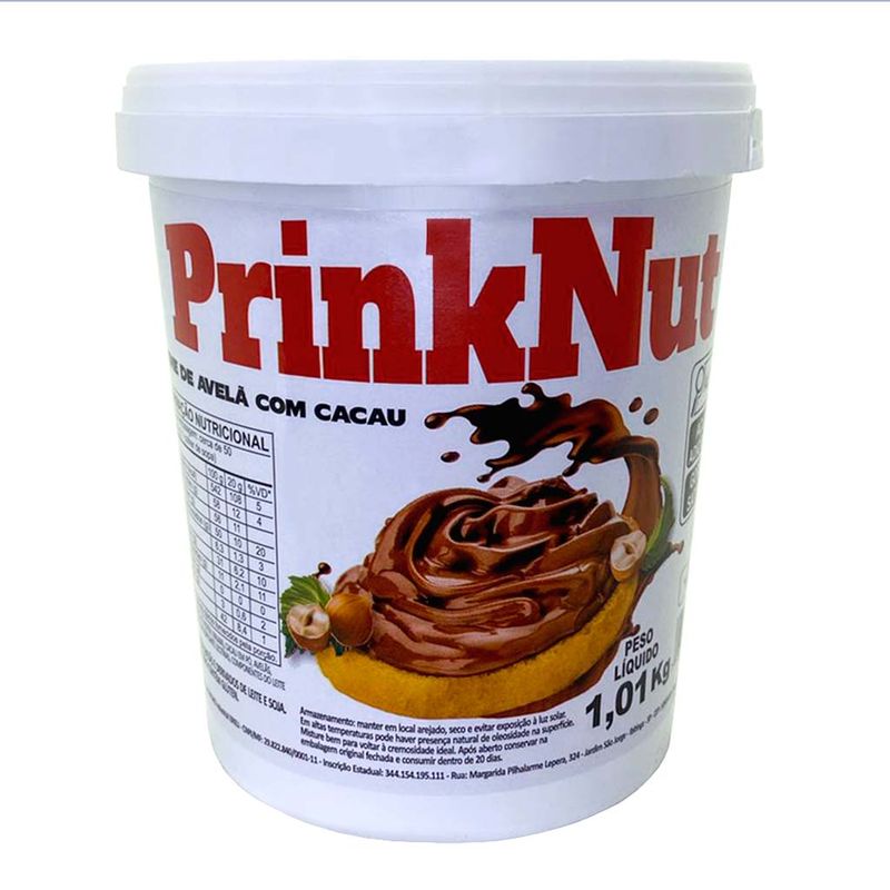 Creme de Avelã com Cacau PrinkNut 1,01kg - Balmis