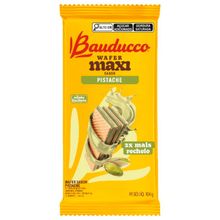 Biscoito Wafer Recheado Maxi Pistache 104g - Bauducco