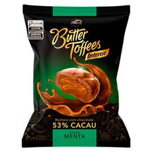 Bala Butter Toffees Intense 53% Cacau Menta 90g - Arcor