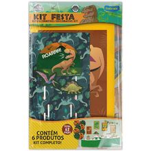 Kit Festa Jurassic World com 62 itens - Festcolor