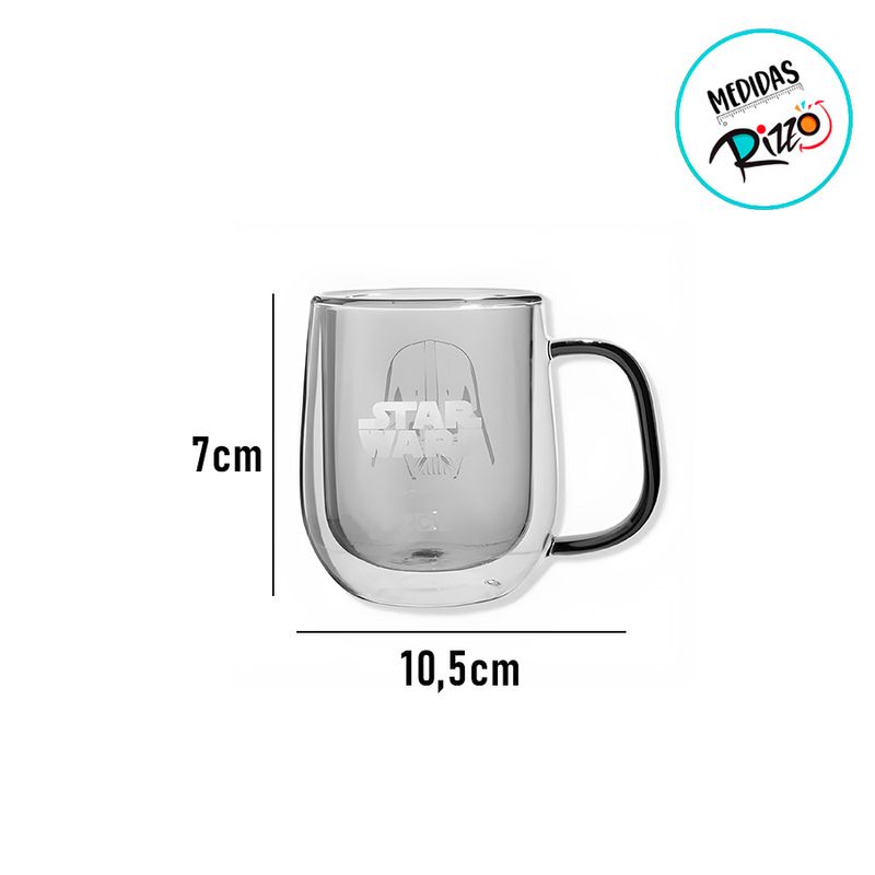 Caneca de Borossilicato - Star Wars - 300ml - 1 unidade - Zona Criativa - Magazine 25