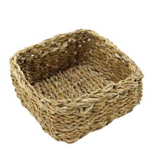 Cesta Decorativa Aimore de Seagrass - 22x22x10cm - 1 unidade - Rizzo