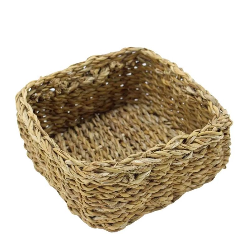Cesta Decorativa Aimore de Seagrass - 26x26x12cm - 1 unidade - Magazine 25