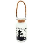 Luminária Decorativa - Happy Halloween Branco Fosco - 20cm - 1 unidade - Cromus - Magazine 25