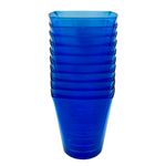 Copo Acrílico Azul 50ml c/10 - Descarfest