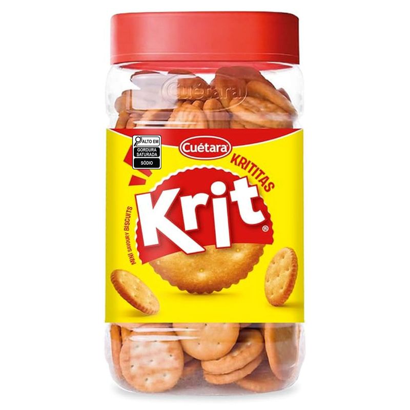 Biscoito Salgado Krit Krititas 350g - Cuétara