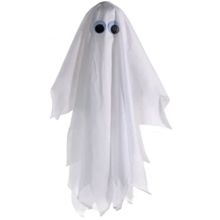 Enfeite Halloween Fantasminha Com Som e Movimento 50cm - 1 Un
