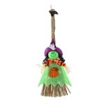Vassoura Decorativa Halloween Sortido 60cm - 1 Un