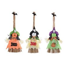 Vassoura Decorativa Halloween Sortido 60cm - 1 Un