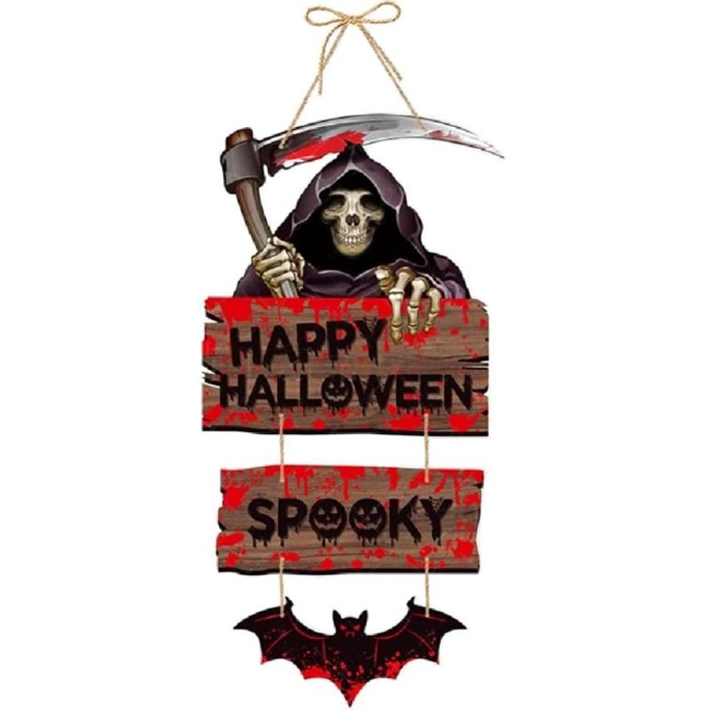 Enfeite Decorativo Happy Halloween Assustador 54cm - 1 Un