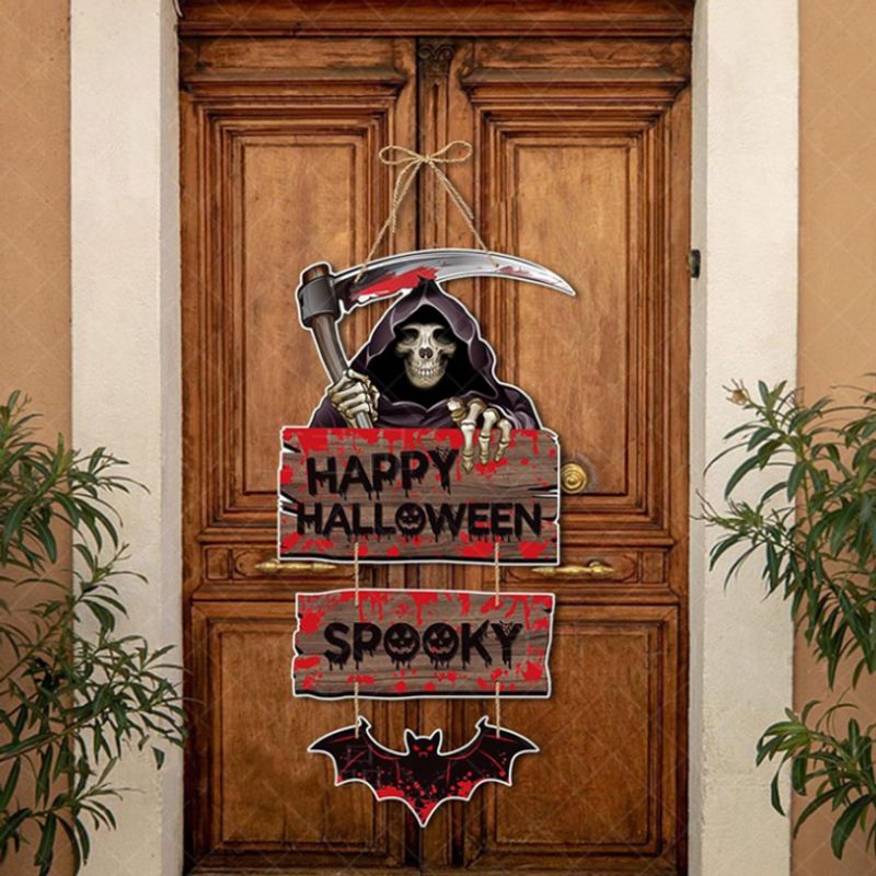 Enfeite Decorativo Happy Halloween Assustador 54cm - 1 Un