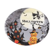 Prato Papel Halloween Noite 18cm - 10 Un