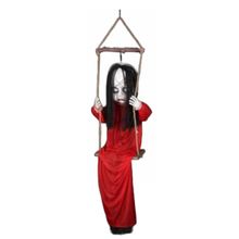 Boneca no Balanço Halloween Com Som e Luz 1,80 Metros - 1 Un