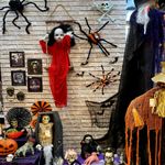 Boneca no Balanço Halloween Com Som e Luz 1,80 Metros - 1 Un