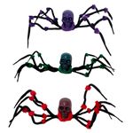 Aranha Halloween com Som, Luz e Movimento Sortido 1,15 Metros - 1 Un