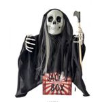 Enfeite Halloween Jack Box Com Som, Luz e Movimento 35cm - 1 Un