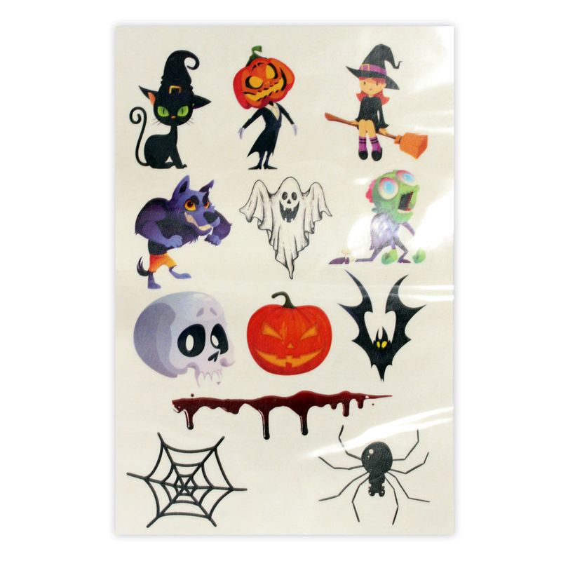 Tatuagem De Mentira Halloween Abrakadabra Fantasias