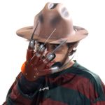 Kit Freddy Krueger Adulto - Chapéu e Luva