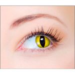 Lentes de Contato Halloween - Preto e Amarelo