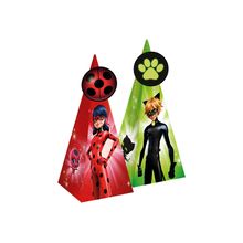 Cone com Aplique 8 Unidades - LadyBug - Regina Festas